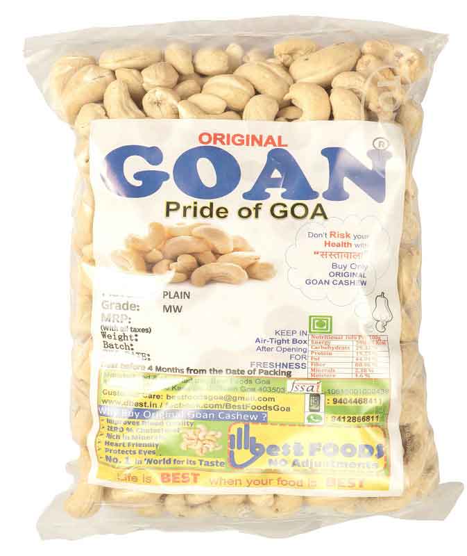 Original Goan Plain Cashews