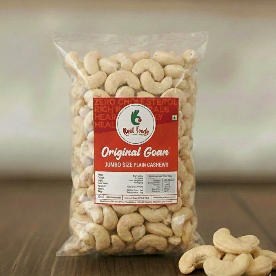 Original Goan Jumbo Size Plain Cashews