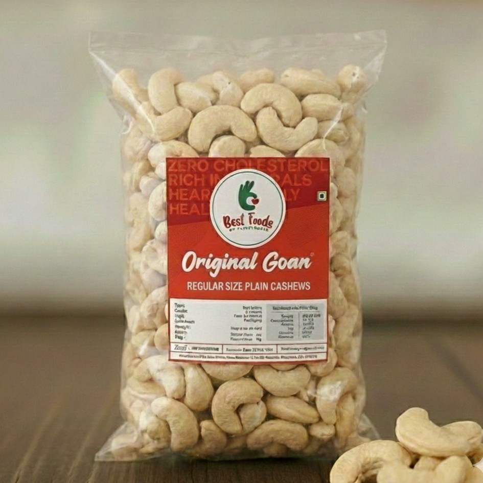 Original Goan Regular Size Plain Cashews