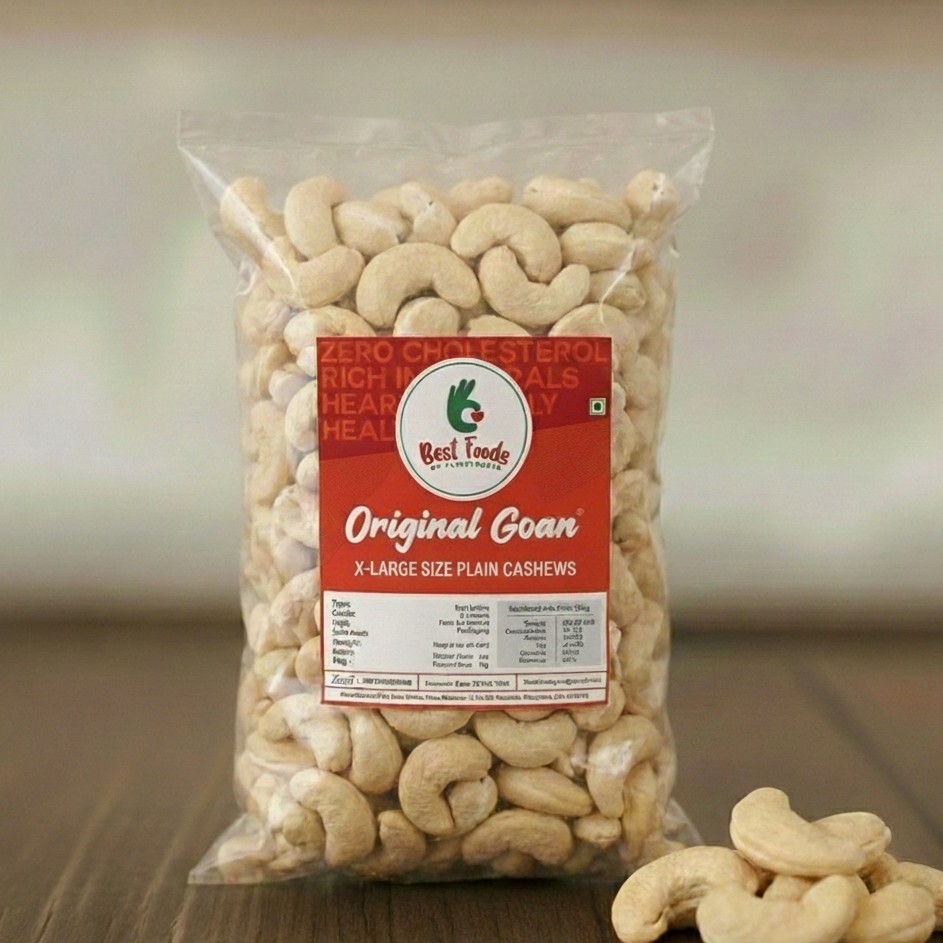 Original Goan X-Large Size Plain Cashews